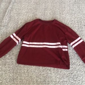 simple long sleeve crop top